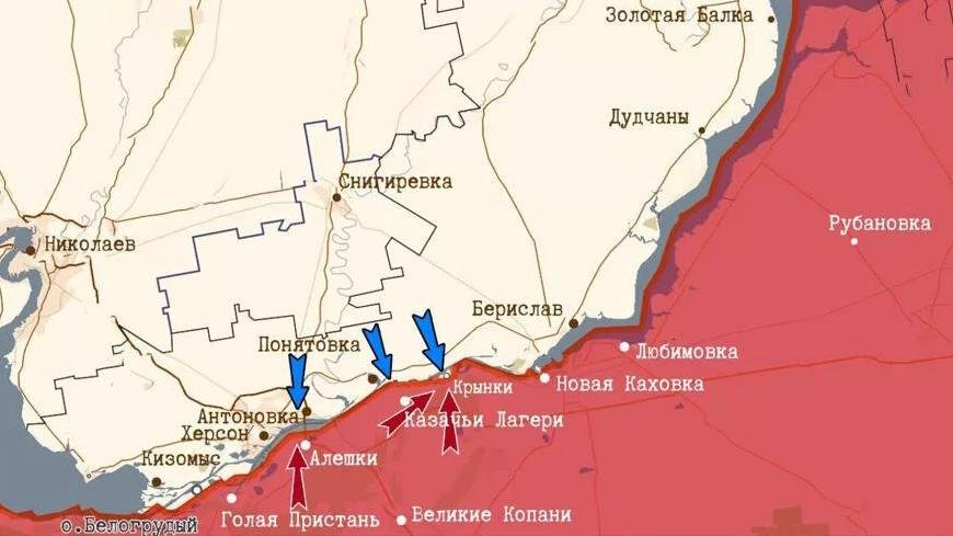 Новая карта боевых действий на Украине по данным на 05:00 мск сегодня, 7 января 2024 года