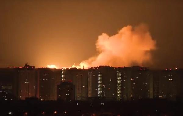 В Киеве прогремело несколько мощных взрывов