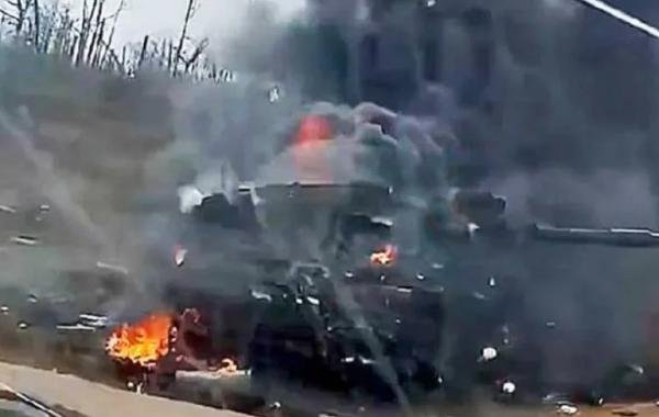 На Запорожском направлении уничтожен первый британский танк "Челленджер 2"