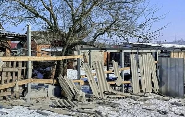 При обстреле села Теребрено в Белгородской области пострадали три частных дома