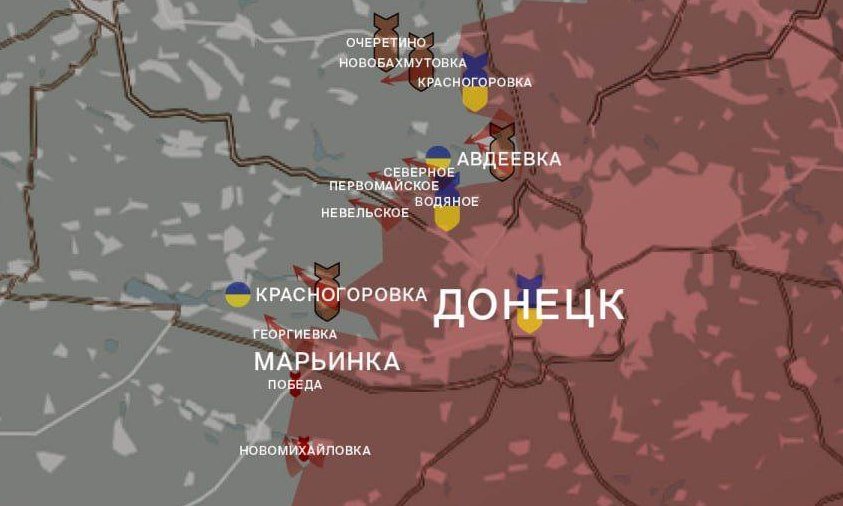 Карта боевых действий под Авдеевкой на 15 января 2024 года: обзор последних событий