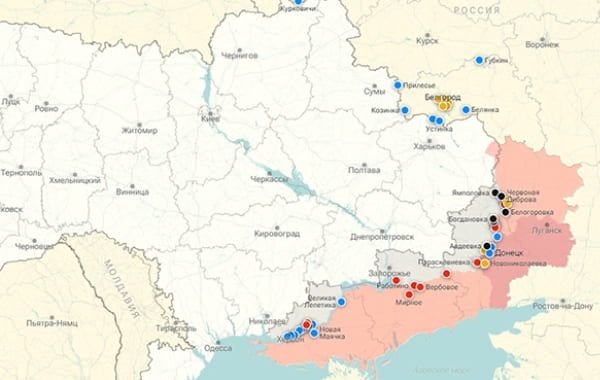 Карта боевых действий на Украине на 18 января 2024: сводка с главных направлений СВО
