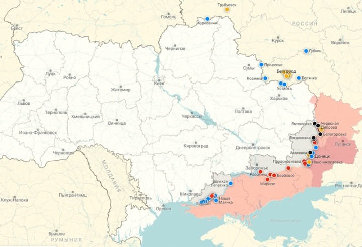 Карта боевых действий на Украине на 19 января 2024: сводка с главных направлений СВО