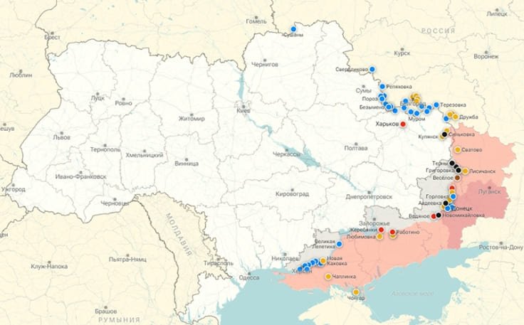 Карта боевых действий на Украине на 20 января 2024: сводка с главных направлений СВО