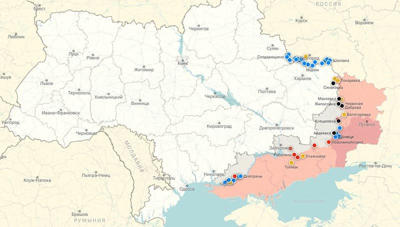 Карта боевых действий на Украине на сегодня, 27 января: обзор ситуации в зоне СВО