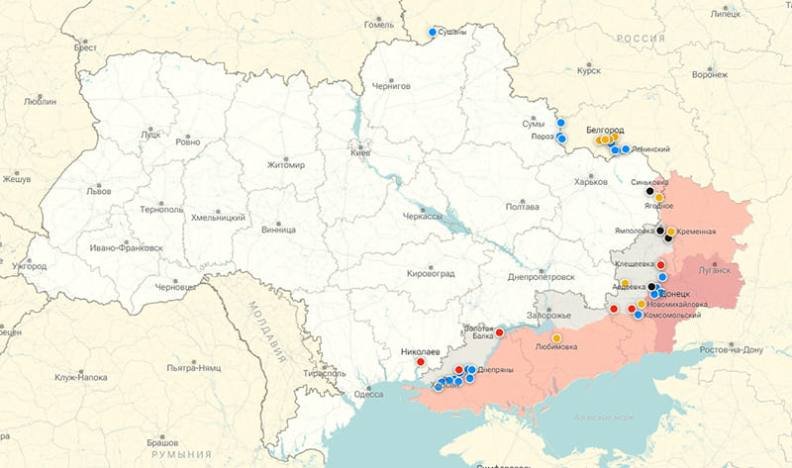 Карта боевых действий на Украине на сегодня, 9 февраля 2024 года: военная сводка