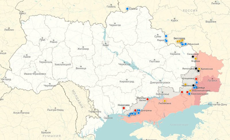 Карта боевых действий на Украине на сегодня, 11.02.2024: обзор ситуации в зоне СВО