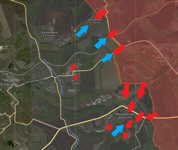 Карта украины боевых действий на украине на сегодня