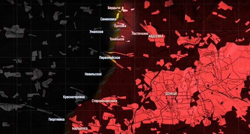 Карта боевых действий под Авдеевкой на 31.03.2024: главные события на Авдеевском направлении