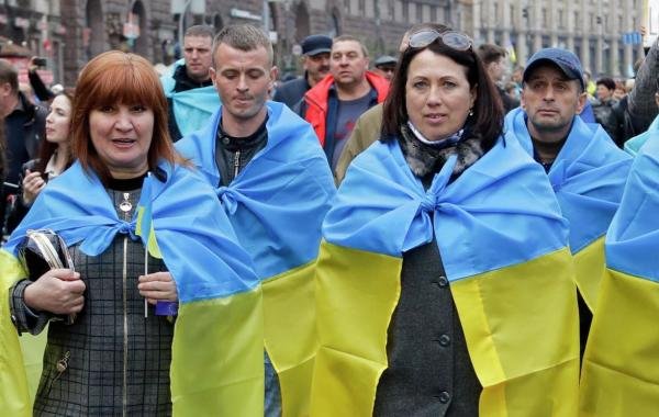 В Киеве прошел митинг с требованиями своевременной демобилизации военных