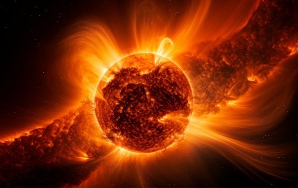 Магнитная буря 10.11.2025: мощная вспышка уничтожила гигантский протуберанец