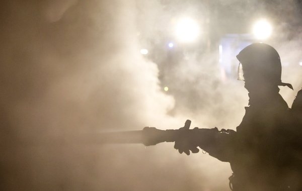 В порту Усть-Луга произошло возгорание из-за атаки дронов ВСУ