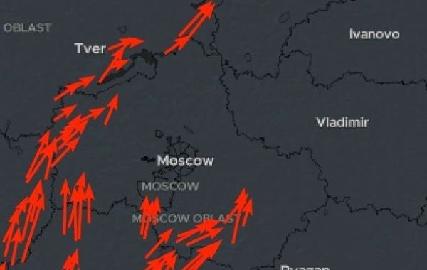Украинские БПЛА в ночь на 25 июля обходят Московскую область в направлении других регионов
