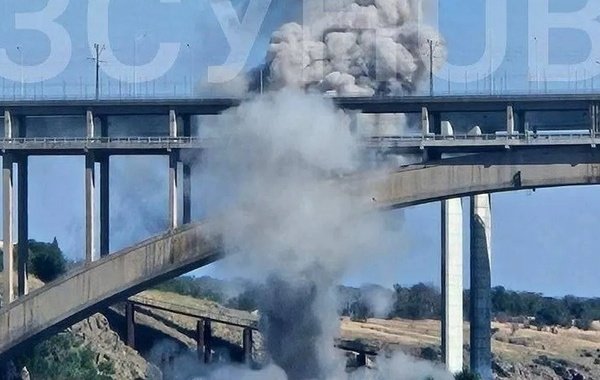 ВКС РФ нанесли точечный удар по совмещённому мосту через Днепр