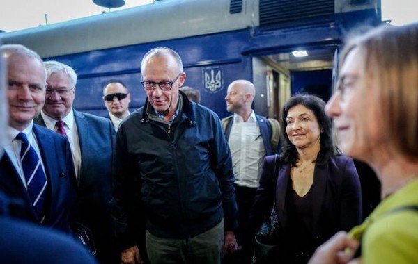 Канцлер ФРГ Фриндрих Мерц прибыл в Киев с необъявленным визитом